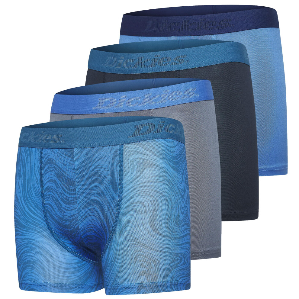 Dickies Boys Underwear 4 Pack Boxer Briefs for Boys Durable Stretch Breathable Moisture Wicking