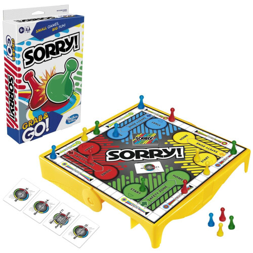 Hasbro Hasbro Gaming Sorry! Jogo de Tabuleiro de Viagem