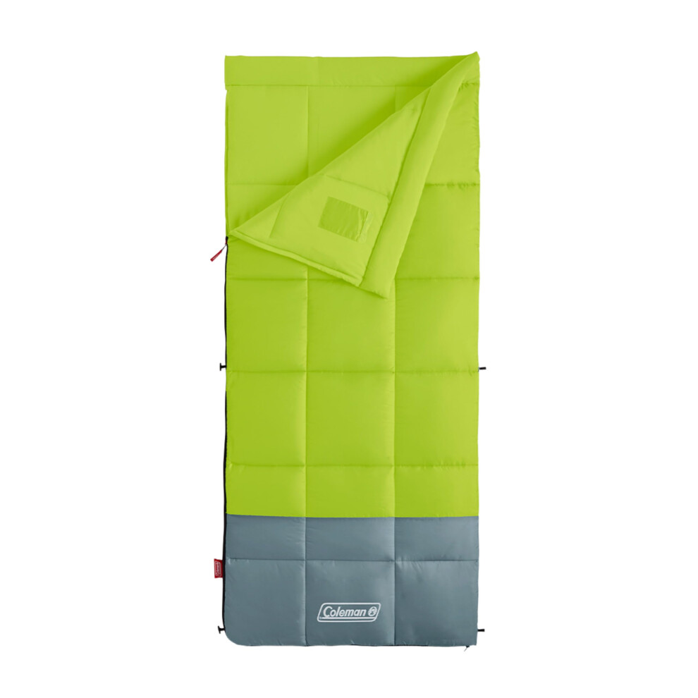 Coleman Kompact 30F Sleeping Bag Cool-Weather Adult Sleeping Bag with Heat Retention Stuff Sack & Snag-Free Zipper