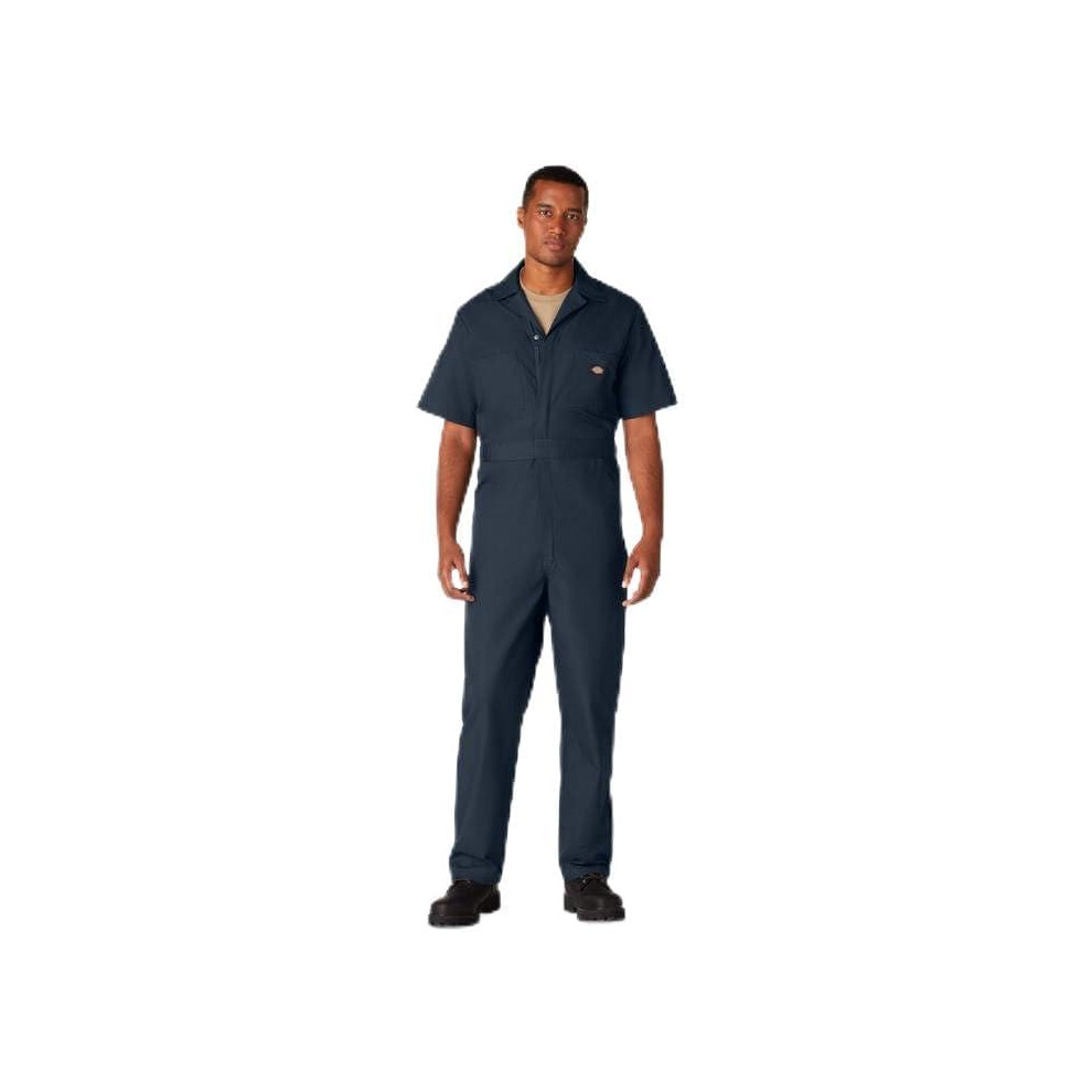 Dickies Short Sleeve Coveralls Dark Navy 3X Rg Blue