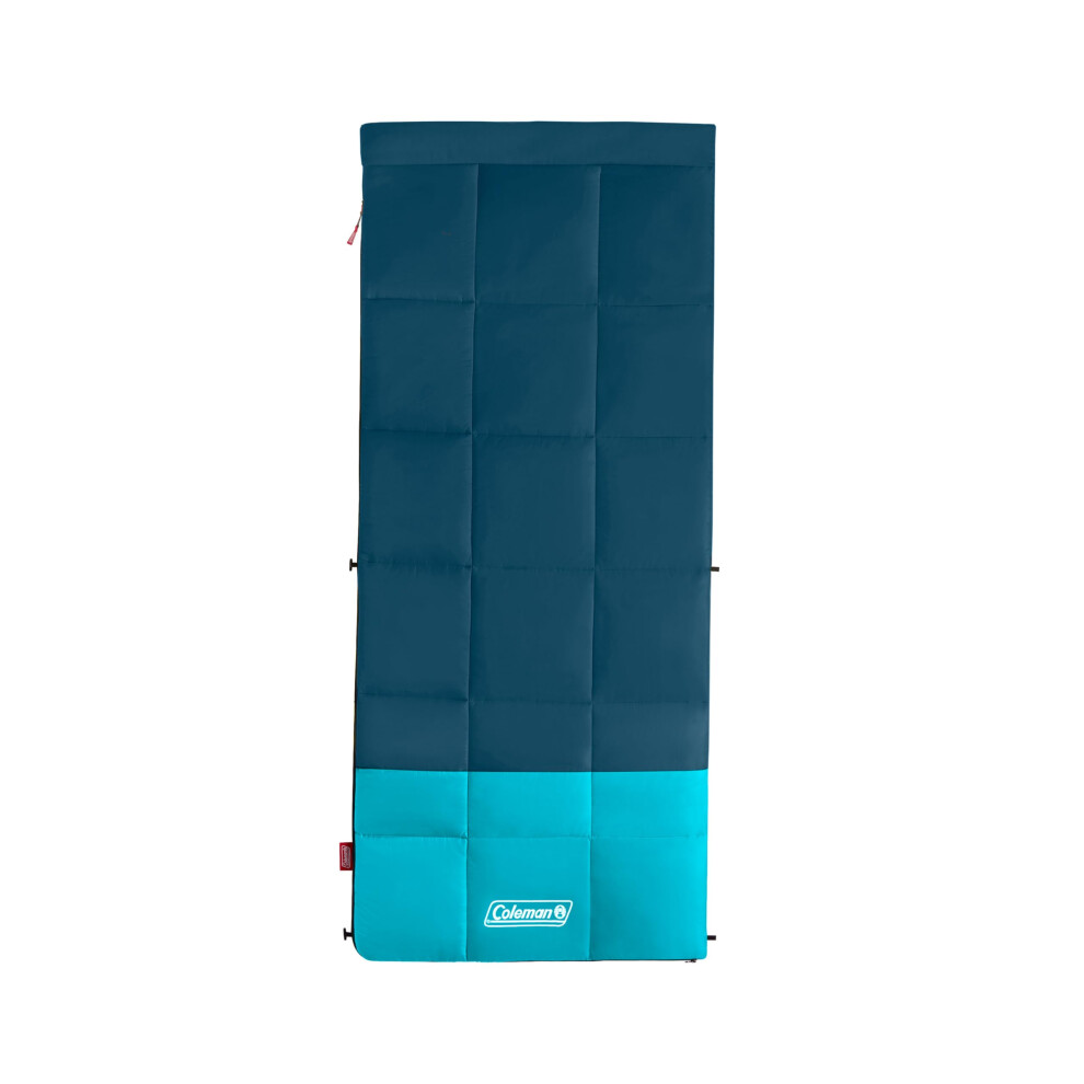 Coleman Kompact 20F Sleeping Bag  Cool-Weather Adult Sleeping Bag with Heat Retention  Stuff Sack  & Snag-Free Zipper