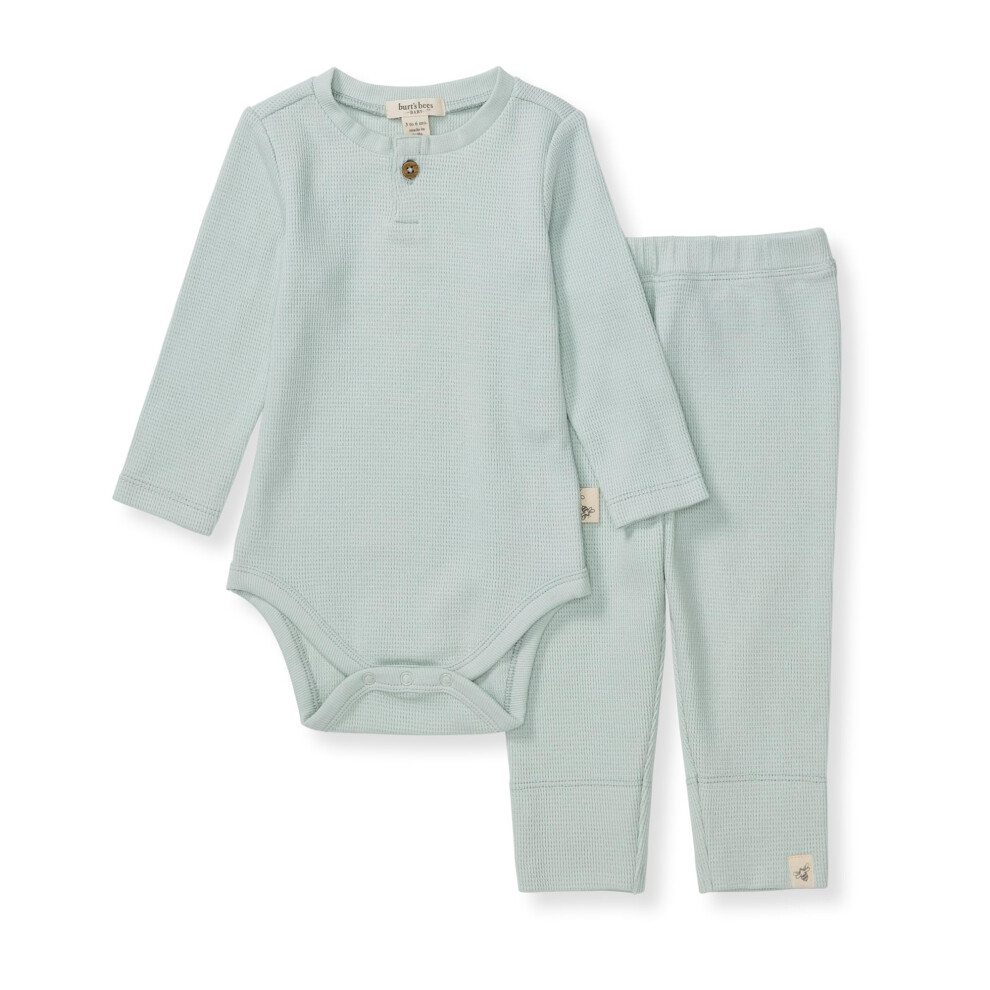 Burt's Bees Baby Unisex Baby Bodysuit & Pant Set  100% Organic Cotton