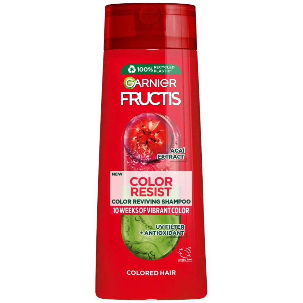 Garnier Fructis Color Resist Shampoo 400 Ml 13.53 Fl Oz (Pack Of 1)