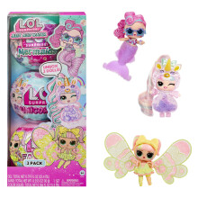 LOL Surprise Tots Just Add Water 3-Pack mit 3 anpassbaren Fantasiedolls