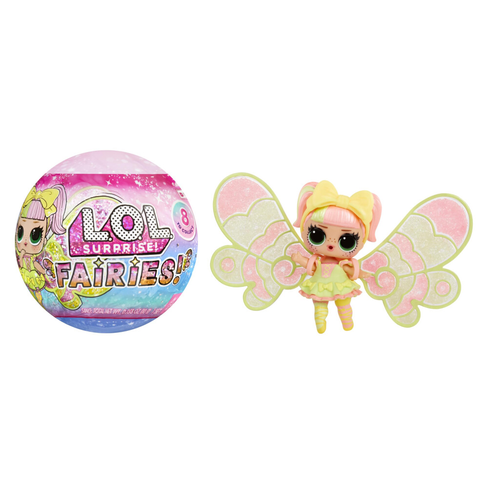 L.o.l. Surprise! Lol Surprise Fairies! Tots Dolls With Make-Your-Own Fairy Wings And 8+ Surprises To Unbox Including Matching Fairy Accessories - Great Gift For Kids A