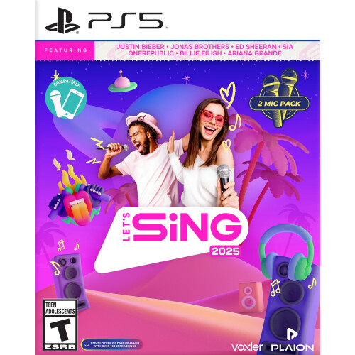 Let's Sing 2025 (pack de 2 micros) - PlayStation 5 1