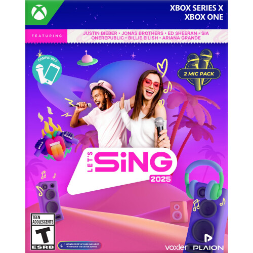 Lets Sing 2025 (2 mikrofoner) - Xbox Series X 1