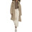 Levi's Levi's Giacca Teddy Patchwork Lunga da Donna, Sabbia, Media 5