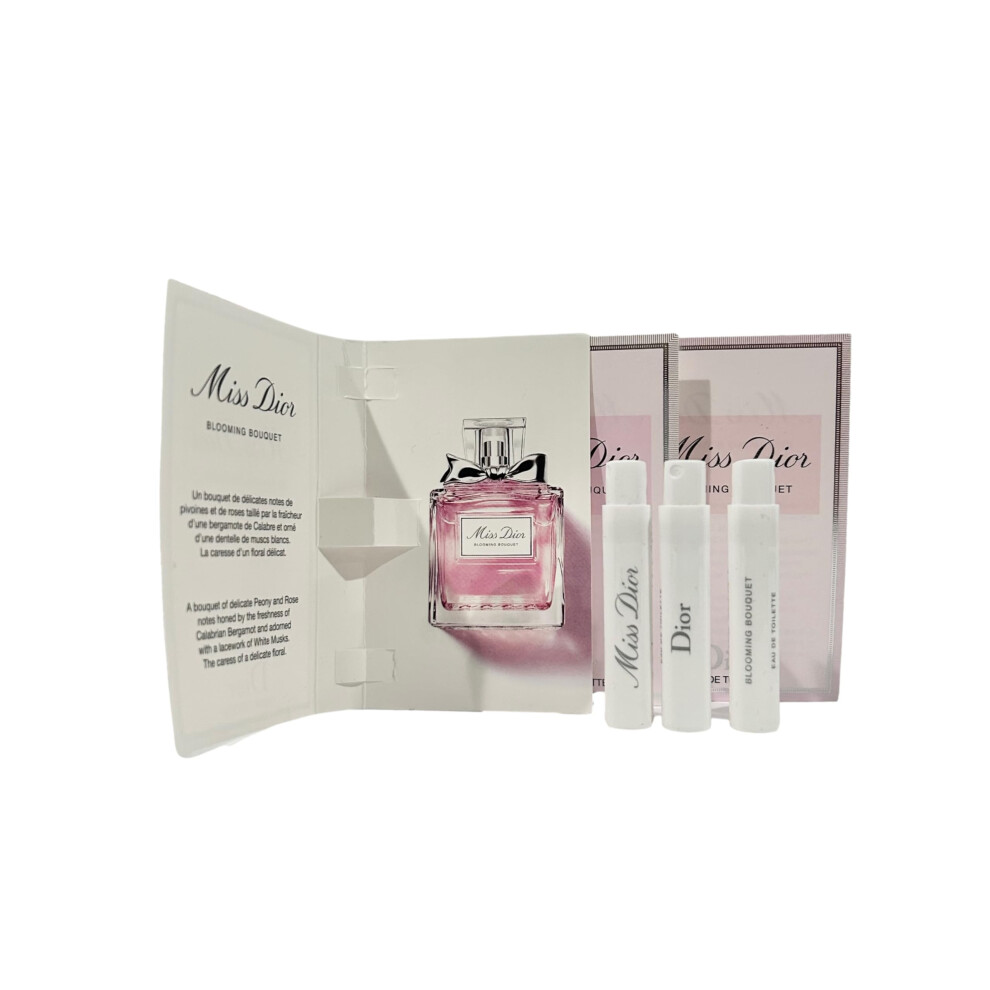 Dior Miss Blooming Bouquet Sample Women EDT Perfume 1 ml / 0.03 fl oz Set of 3
