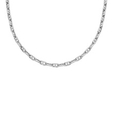 Fossil Heritage D-Link zilverkleurige messing ketting voor dames (model: JA7243040)