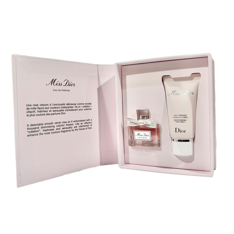 Dior MISS Perfume & Lotion Women Travel MINI Gift SET (Perfume 5 ML/Lotion 0.67 Fl Oz)