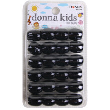 DONNA Jumbo muanyag hajgyngyk DIY hajfons muanyag gyngyk fonott hajhoz 1db gyorsgyngyk gyerekeknek hajfonatok kis kiszerelsben 1 db fekete sz
