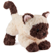 GUND Bootsie Siamese Kitten Plüschtier, Premium-Katzenstofftier für Kinder ab 1 Jahr, Creme/Braun, 9