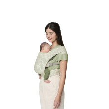 Ergobaby Embrace Cozy Newborn Baby Wrap Carrier (7-25 Pounds) Ponte Knit Sage Meadows