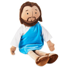 Hallmark Big My Friend Jesus Plush Doll 25.5"""" Large Stuffed Jesus Religious Gift for Kids for Easter Christmas Baptism Gift and More