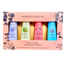 Crabtree & Evelyn Terapia das Mãos 4-Pack (25 g Cada) (La Source, Abacate, Pêra/Rosa, Lavanda)
