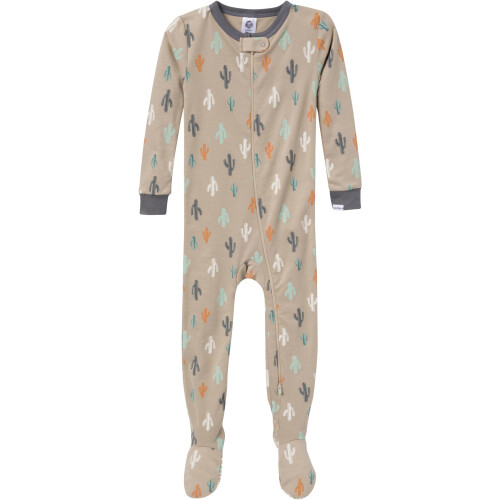 Gerber Gerber Baby-Boys 4-Pack Footed Pyjamas Desert Animals 1
