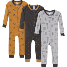 Gerber Baby-Boys 3 csomagos, knyelmes, lb nlkli, egyrszes pamut pizsama zene
