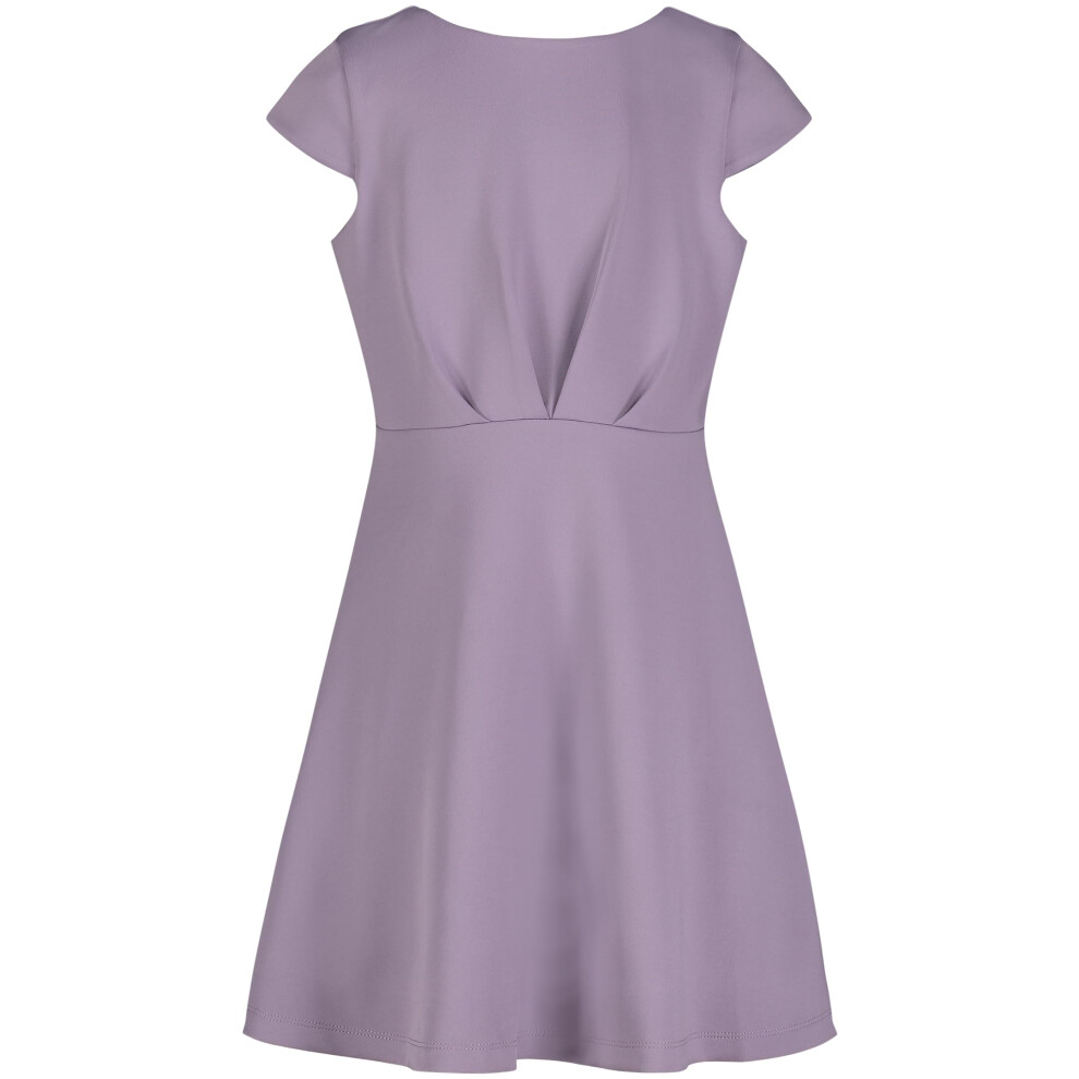 Calvin Klein Jeans Girls' Sleeveless Party Dress  Fit and Flare Silhouette  Round Neckline & Back Zip Closure  Dusk Scuba  7