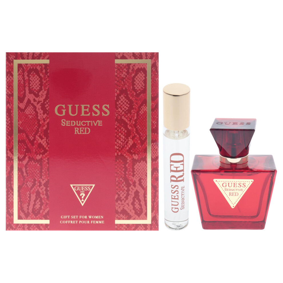 Coffret cadeau Guess Seductive Red pour femme  : 2  pi  ces, 1,7  oz EDT Spray, 0,5  oz EDT Spray