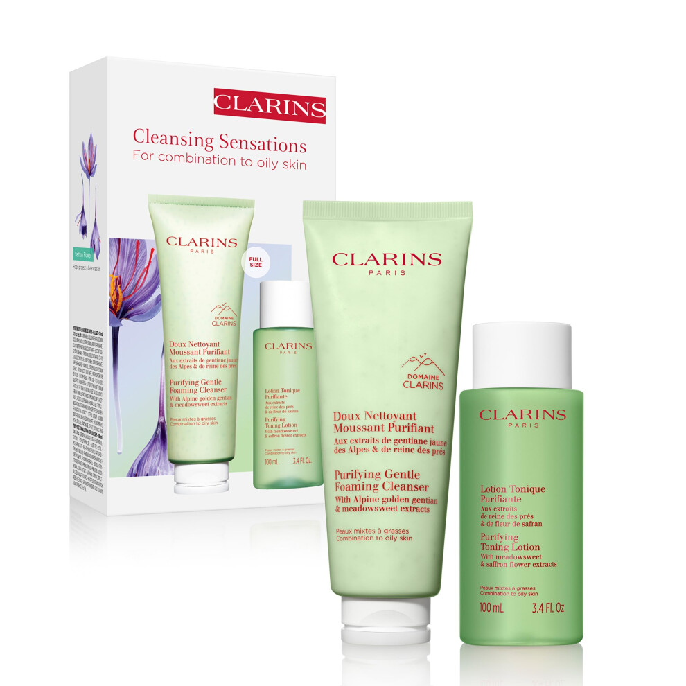Clarins Purifying Gentle Foaming Cleanser | Cleanses  Purifies and Mattifies