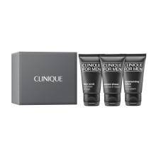 Sada na holenie Clinique For Men | Holenie s peelingom na tv   r Clinique For Men + hydratacn    kr   m | Exfoliacn    + hydratacn