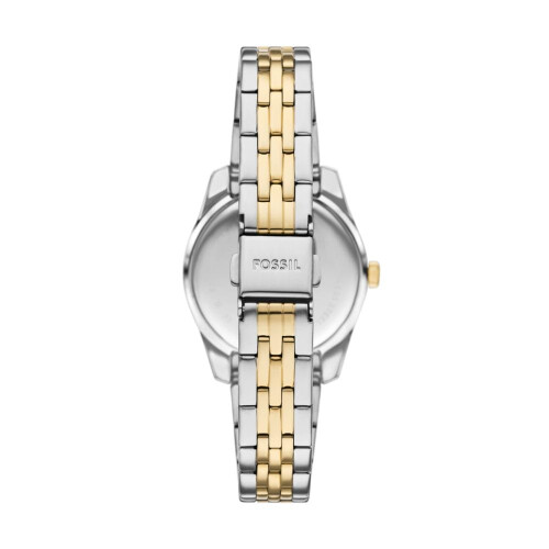 Fossil Fossil Dame Scarlette Three-Hand Date Two-Tone rustfrit st?l ur 2