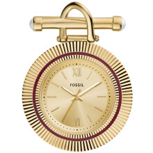 Fossil Femme Scarlette Broche de montre  trois aiguilles en acier inoxydable dor
