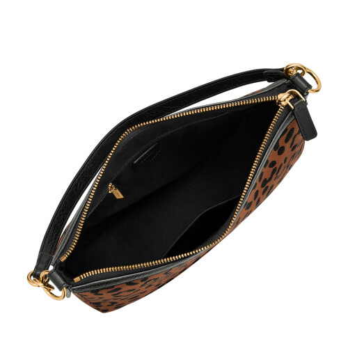Fossil Fossile Jolie Crossbody Bag Black/Leopard 2