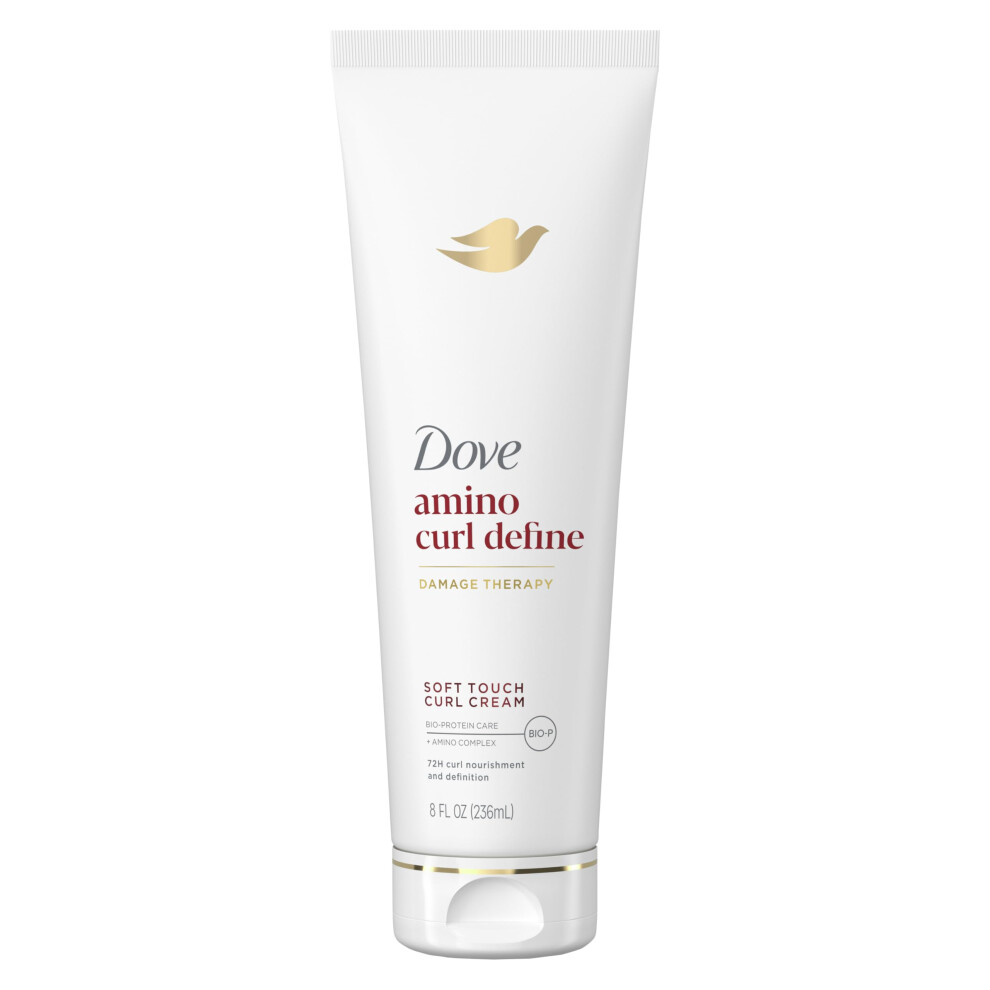 Holubica Cream Dove Curl Amino Curl For Curly Coily Hair With Bio-Protein Care Technology + Amino Complex 8 Fl Oz