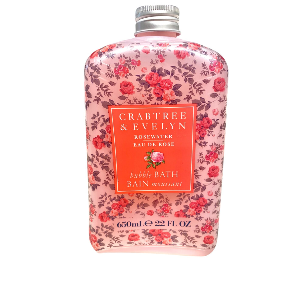 Crabtree & Evelyn Rosewater Bubble Bath Shower Gel 21.9 oz-image-OPC-PGS7VKN-NEW