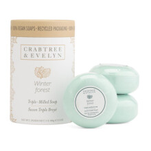 Crabtree & Evelyn Sabonetes Triplo Moído Floresta de Windsor Inverno 3 X 100 g