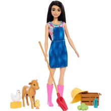 Boneca Barbie & Acessórios de Maquiagem Artista de Moda (Agricultora)
