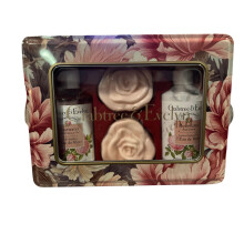 Crabtree & Evelyn 4-delat presentset plt (4-delat set Rosewater)