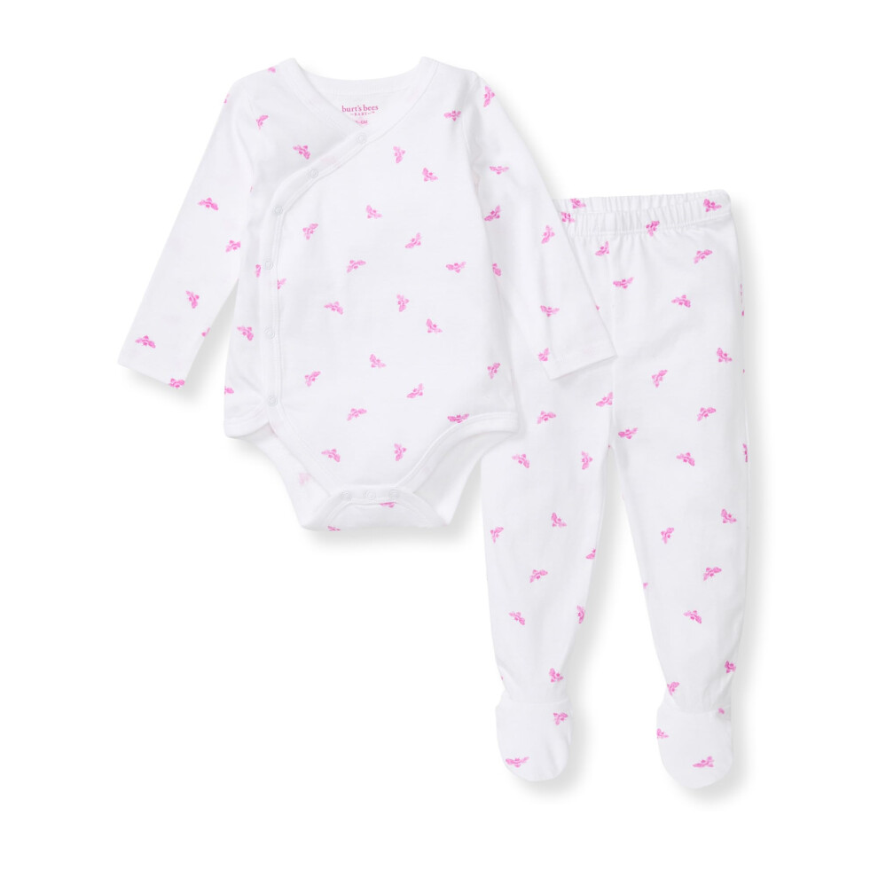 Burt's Bees Baby Unisex Baby Bodysuit & Pant Set  100% Organic Cotton
