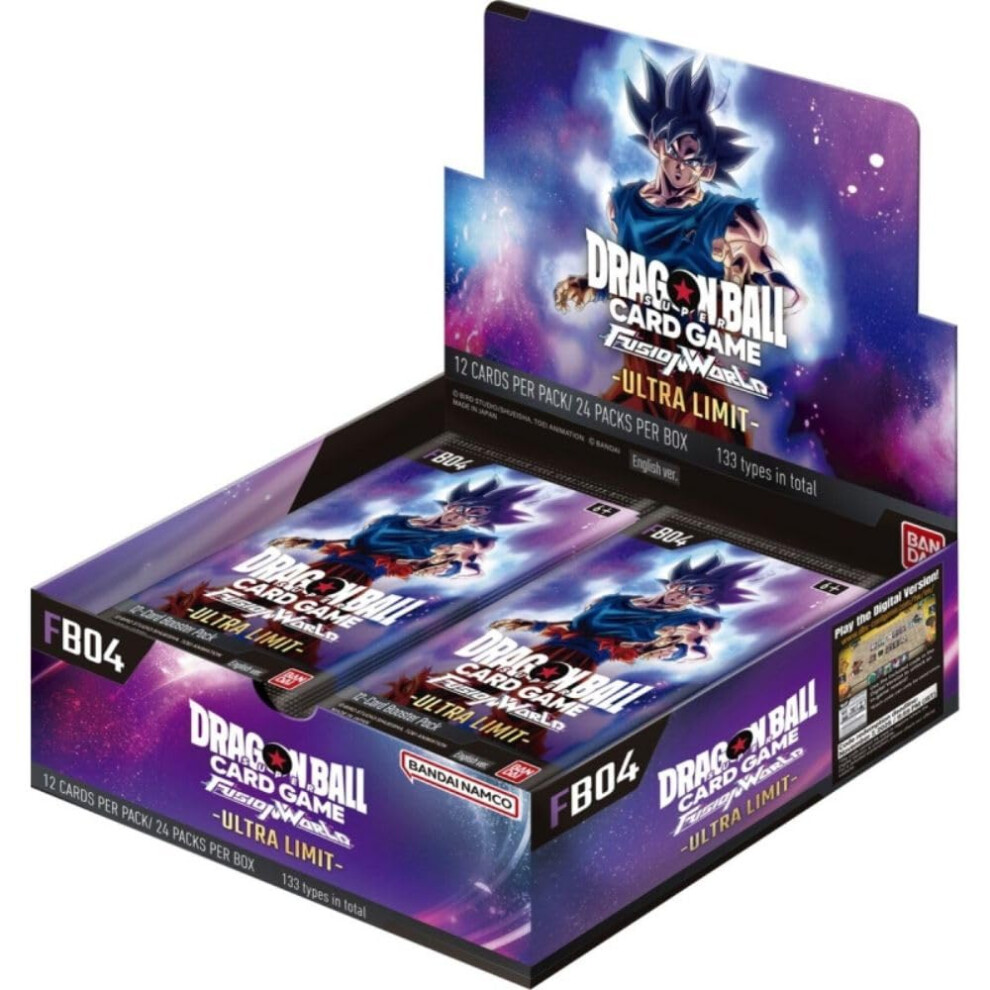 Bandai Dragon Ball Super Tcg: Fusion World - Ultra Limit Booster Box