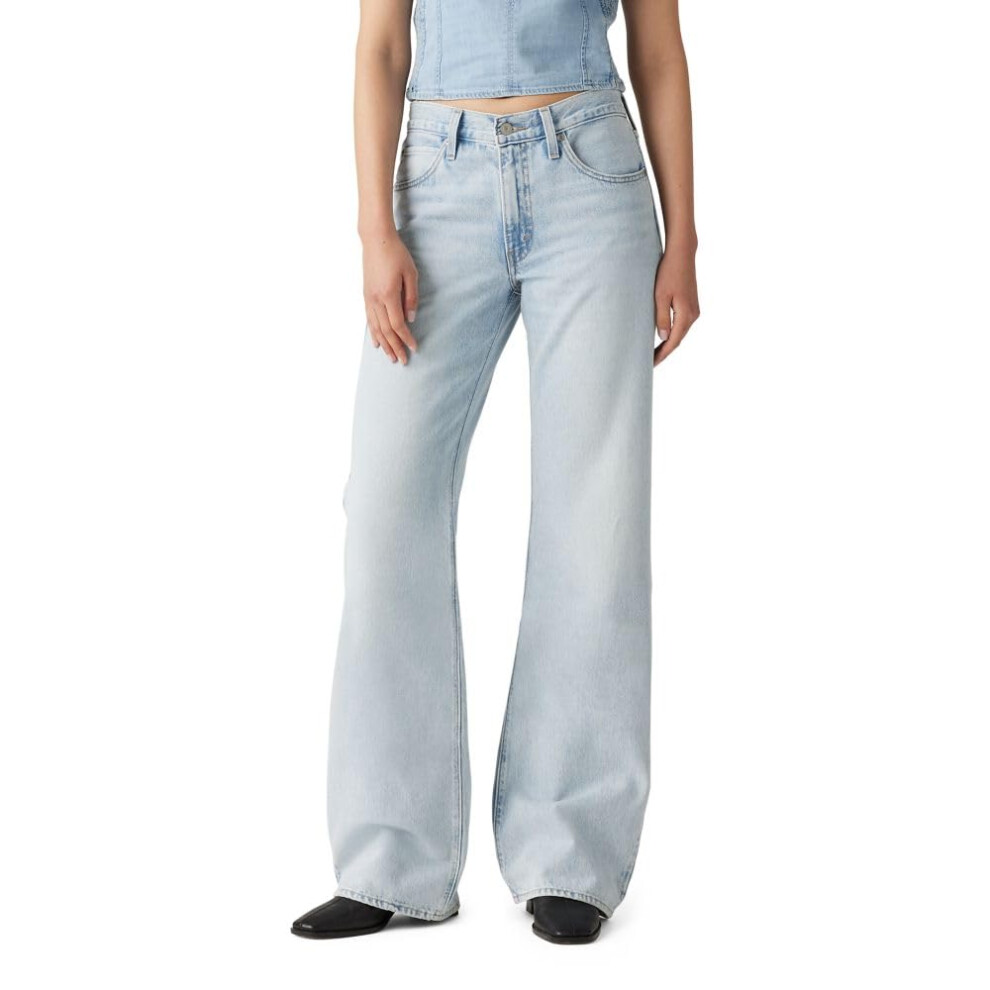 Levi's Women's 94 Baggy Bootcut Jeans  (New) Abraided Art