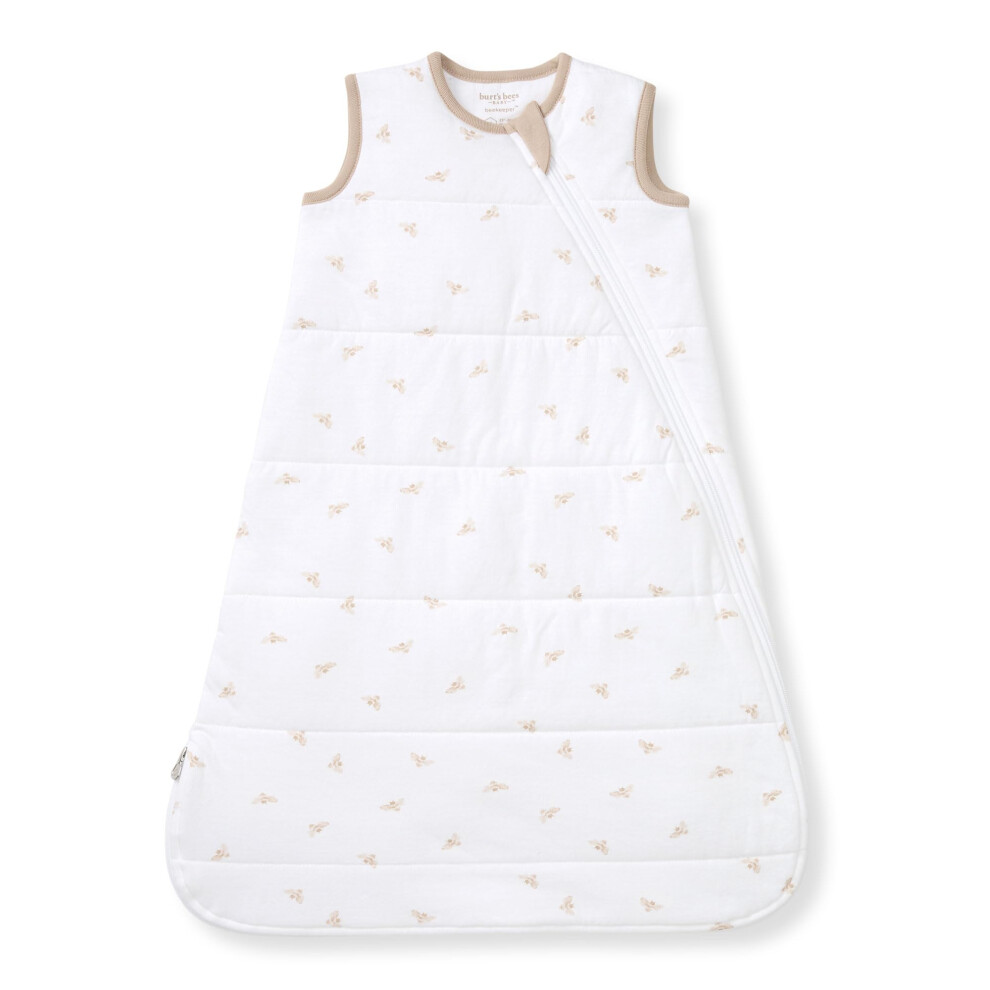 Burt's Bees Baby Beekeeper Infant Wearable Blanket  100% Organic Cotton Unisex  Girl  Boy Swaddle Transition Sack - Light Weight 0.5 TOG or Medium Wei