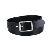 Levi's Damernas Hammered Centerbar Spänne Casual Bälte, Svart, Medium