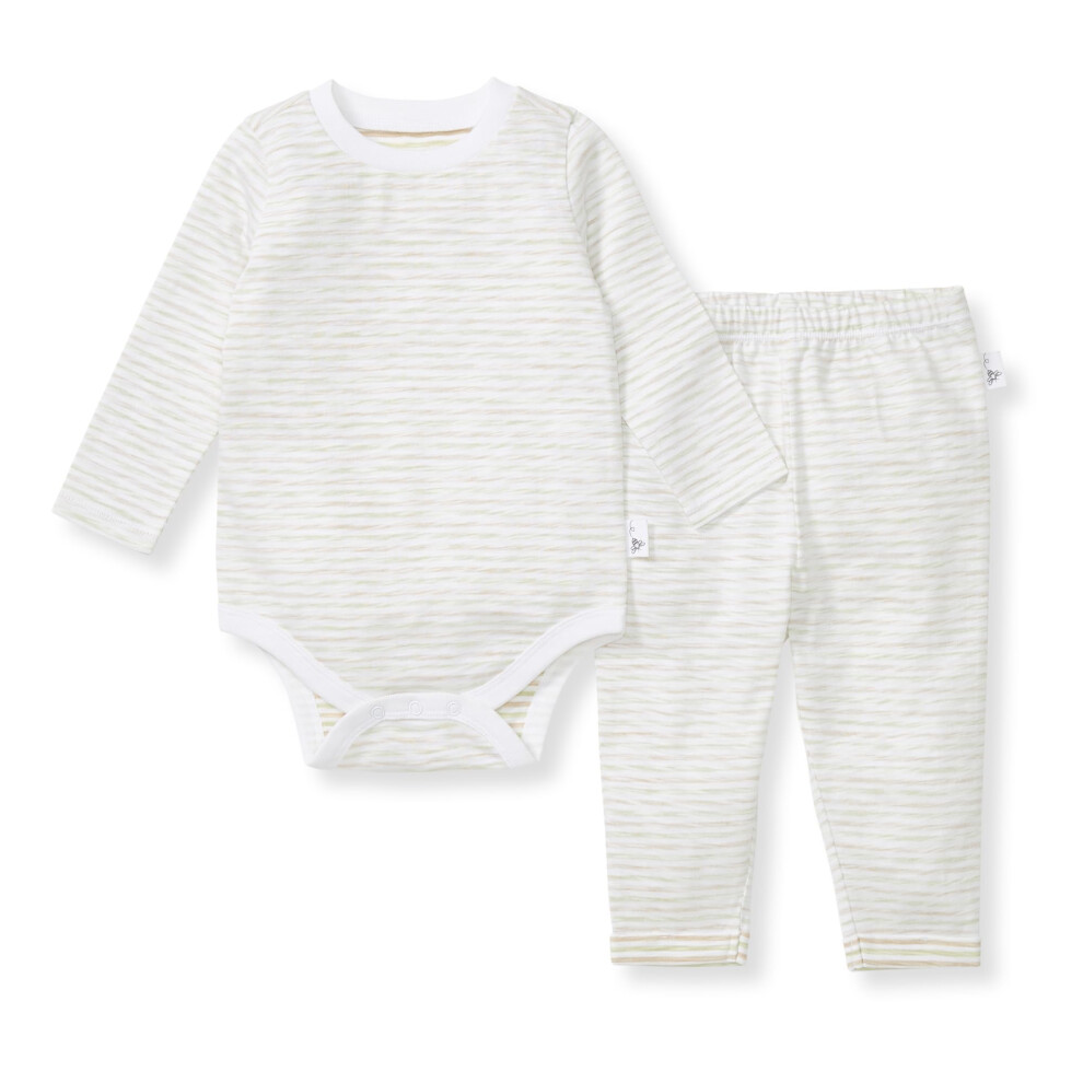 Burt's Bees Baby Unisex Baby Bodysuit & Pant Set  100% Organic Cotton