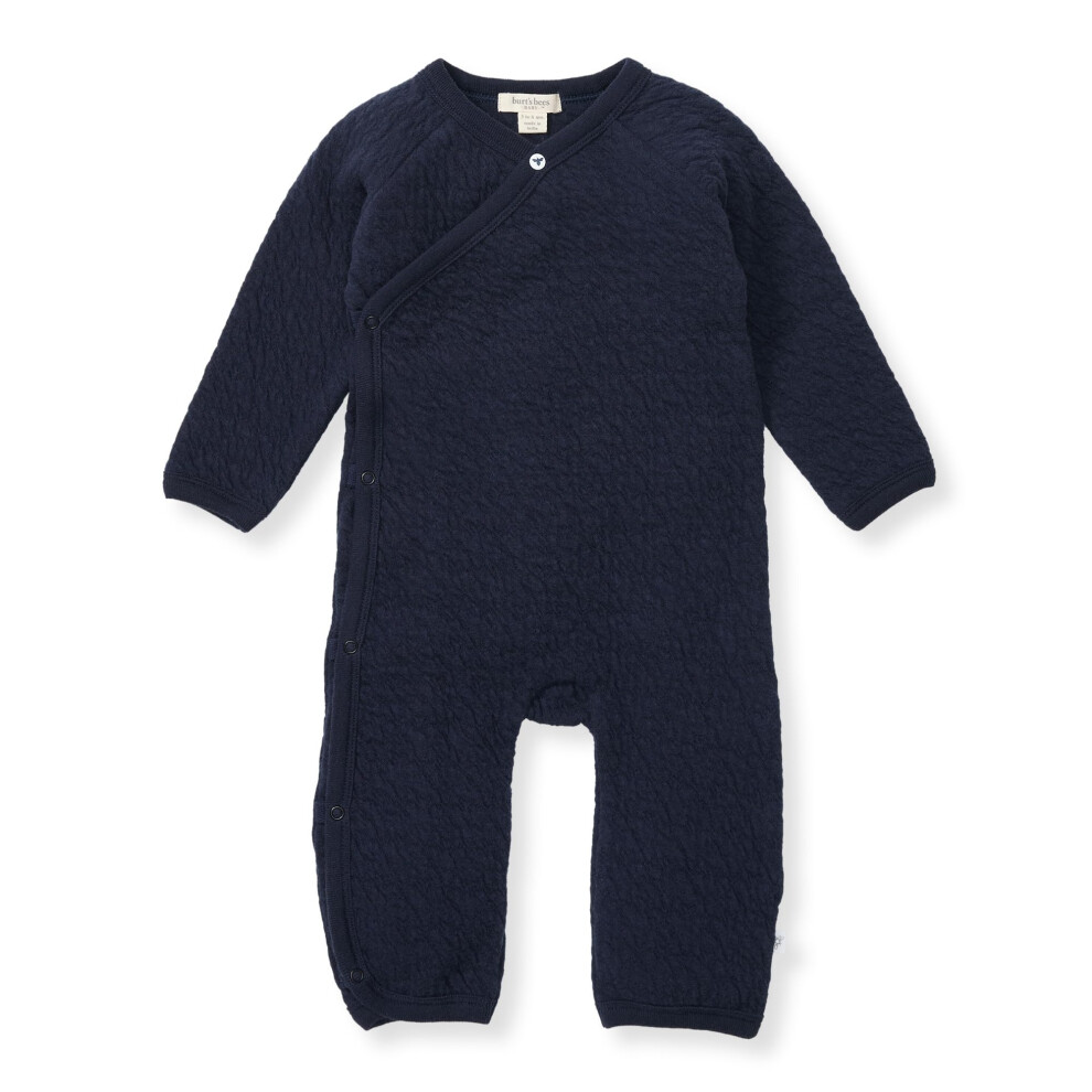 Burt's Bees Baby Boy Infant Jumpsuits - 100% Organic Cotton Breathable Jumpsuit Coveralls for Boys Preemie to 24 Months