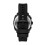 Fossil herremaskine kronograf sort silikone ur 2