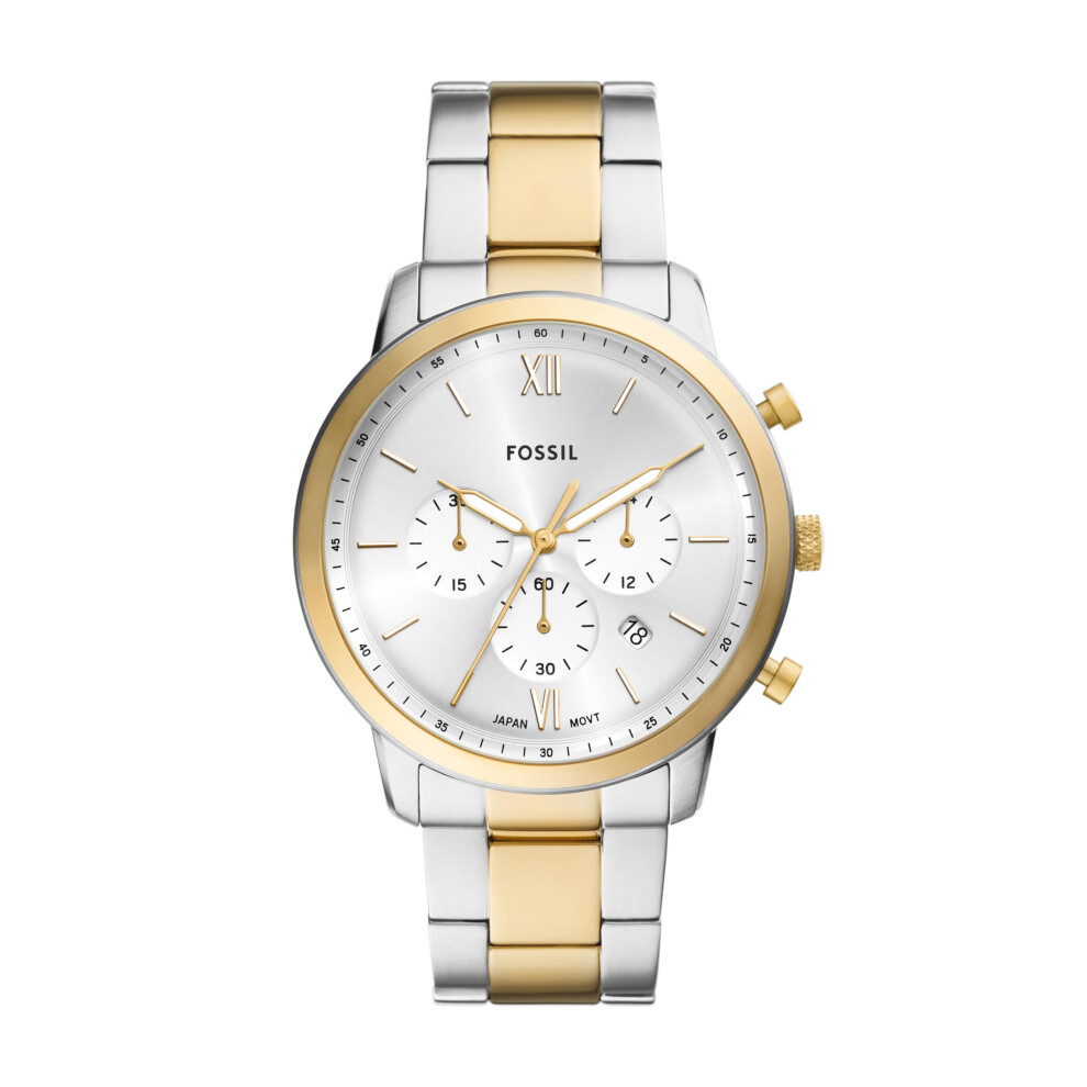 Fossil Men's Neutra Chronograph Two-Tone Stainless Steel Watch