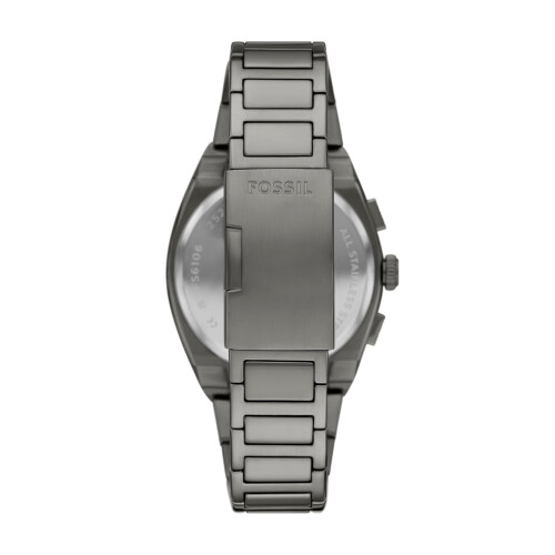 Fossil Herrenuhr Everett Chronograph Smoke aus Edelstahl 1