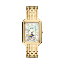 Fossile Women's Raquel Sun Moon multifonction Multifonction Gold-Tone en acier inoxydable