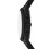 Fossil herremaskine kronograf sort silikone ur 3