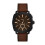 Fossil Machine de fossile Chronographe Chronographe Brown Leather Watches 1