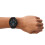 Fossil herremaskine kronograf sort silikone ur 4
