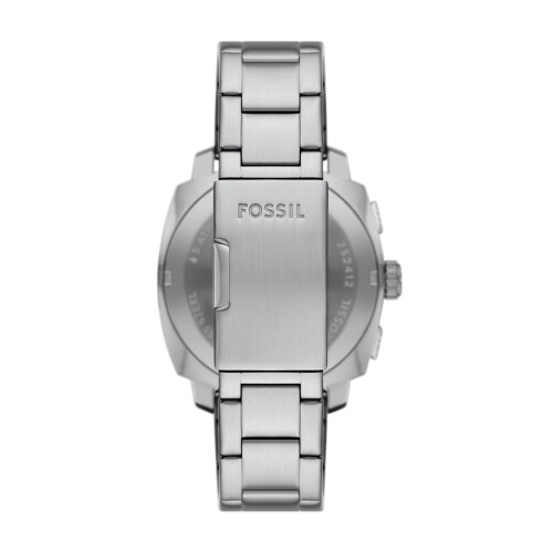 Fossil Fossil Men's Machine Chronograph Stainless Steel Watch Silver/Blue 1