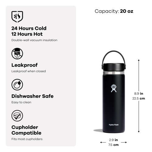Hydro Flask Hydro Flask 20 Oz Wide Flex Cap Birch 1